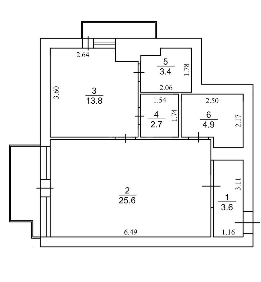 1k apartment vul. Lypkivs'kogo Vasylja Mytropolyta 37В6301015