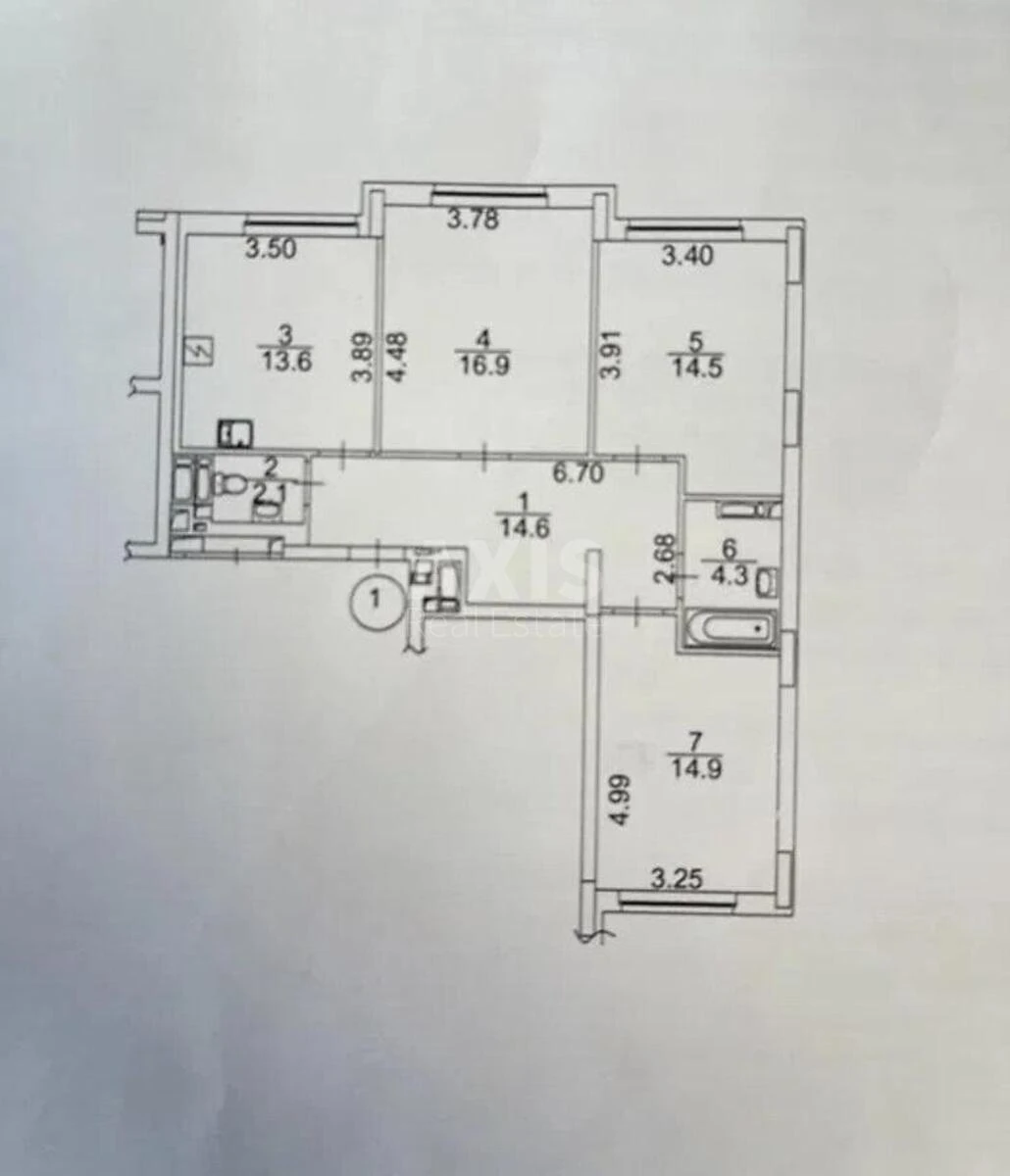 3к квартира пр-т Берестейский 67Б6307110