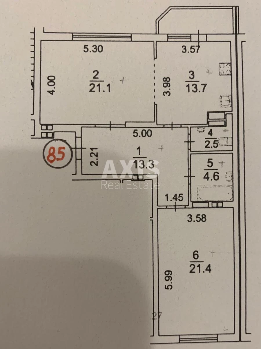 2k apartment vul. Sikors'kogo Igorja Aviakonstruktora Four B6743012