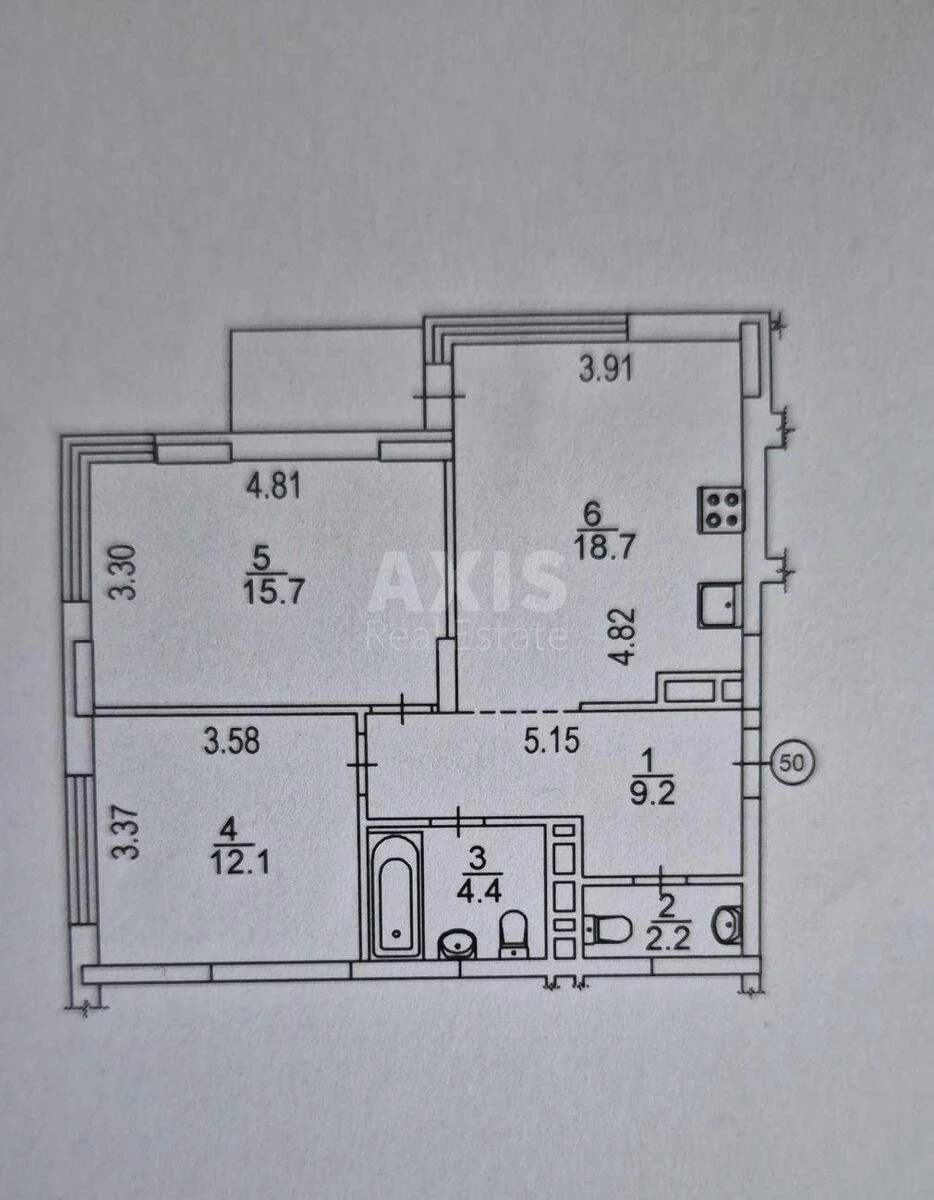 2к квартира ул. Семьи Кристеров 206975610