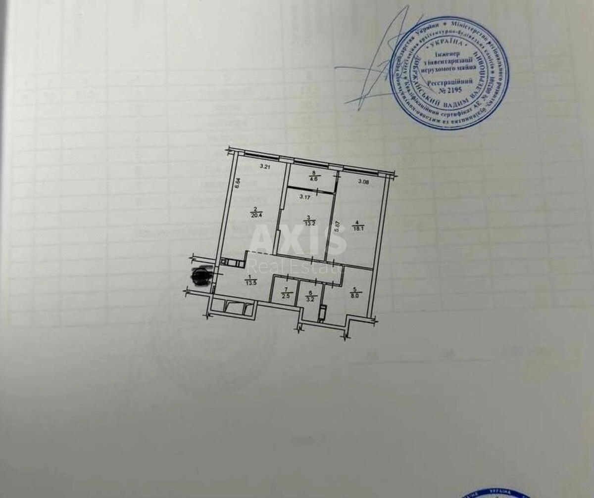2k apartment vul. Prychal'na 126891616