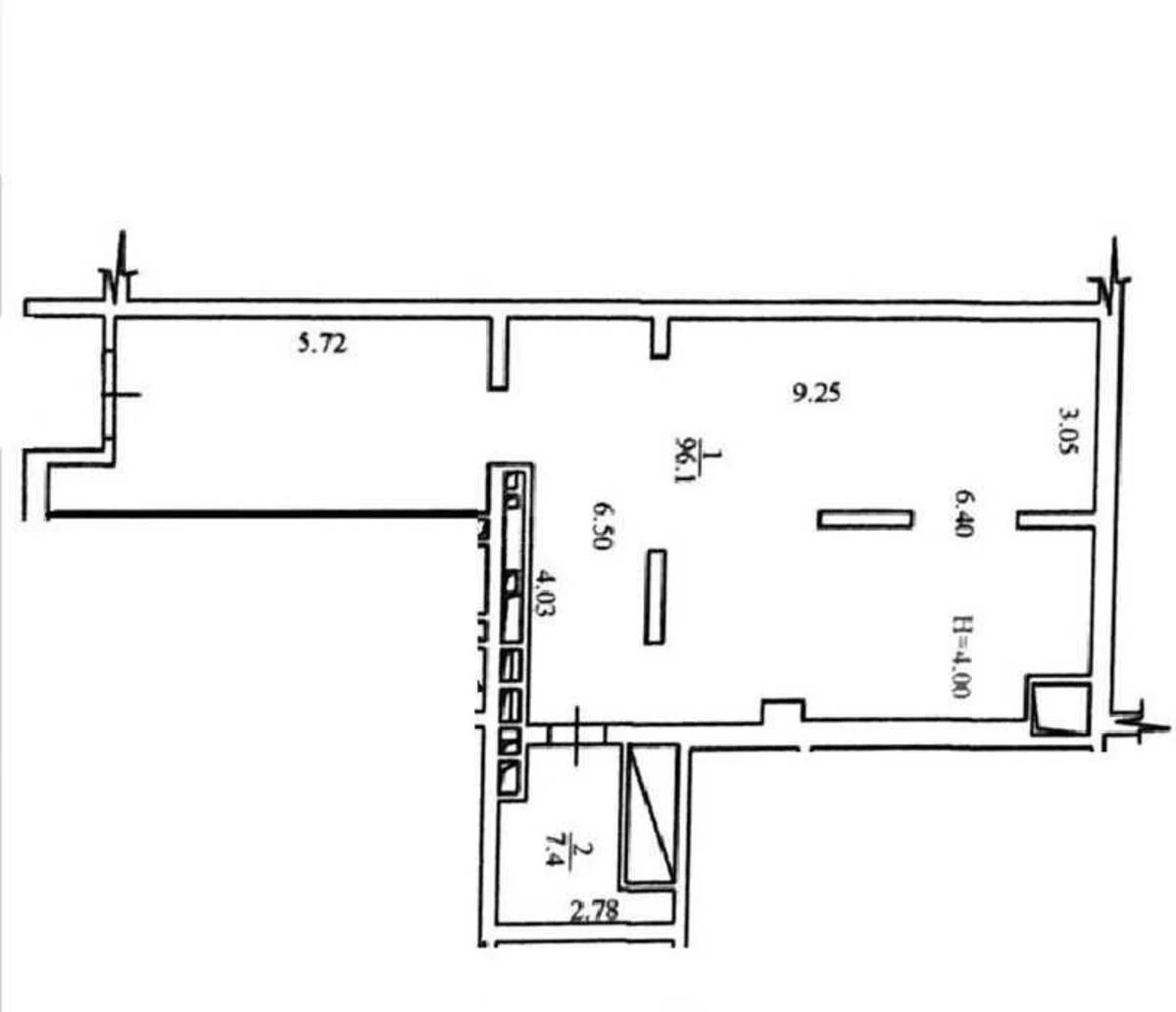 Trade object vul. Revuc'kogo 40Б, 80m2697201